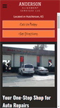 Mobile Screenshot of andersonalignment.com